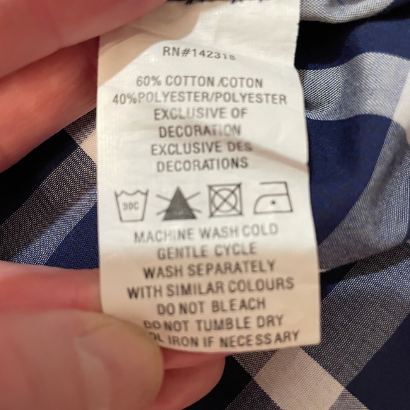 Nick Graham Blue Plaid Button Up Shirt - Picture 5 of 9